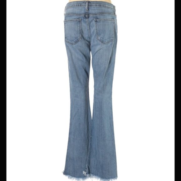 Current/Elliott Jeans Medium Wash MidRise Flare 28 29” inseam - Picture 2 of 3